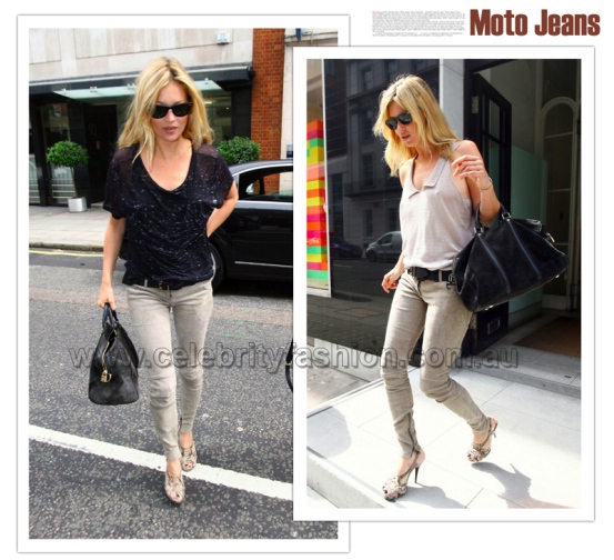 kate moss skinny jeans. Kate Moss was snapped shopping