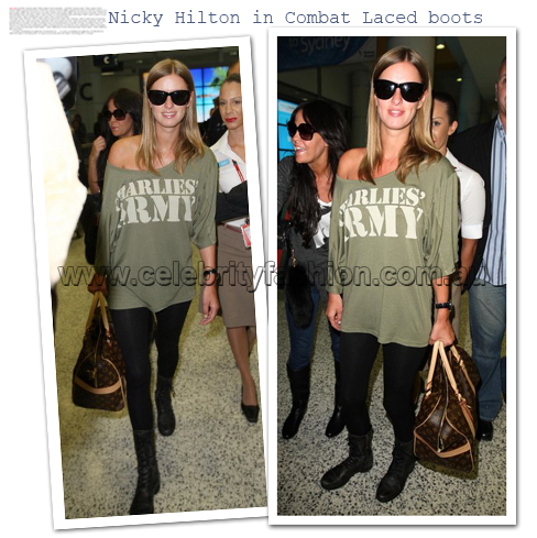 Nicky Hilton arrives into Sydney Airport. She is in town to attend the 